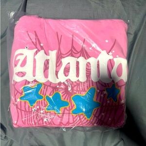 Pink Atlanta sp5der hoodie